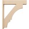 Ekena Millwork 7 1/2-in W x 34-in D x 40-in H Balboa Block Rough Cedar Woodgrain TimberThane Outlooker, Primed Tan OUTUR075X34X40BOA44RCPR - alternate 2